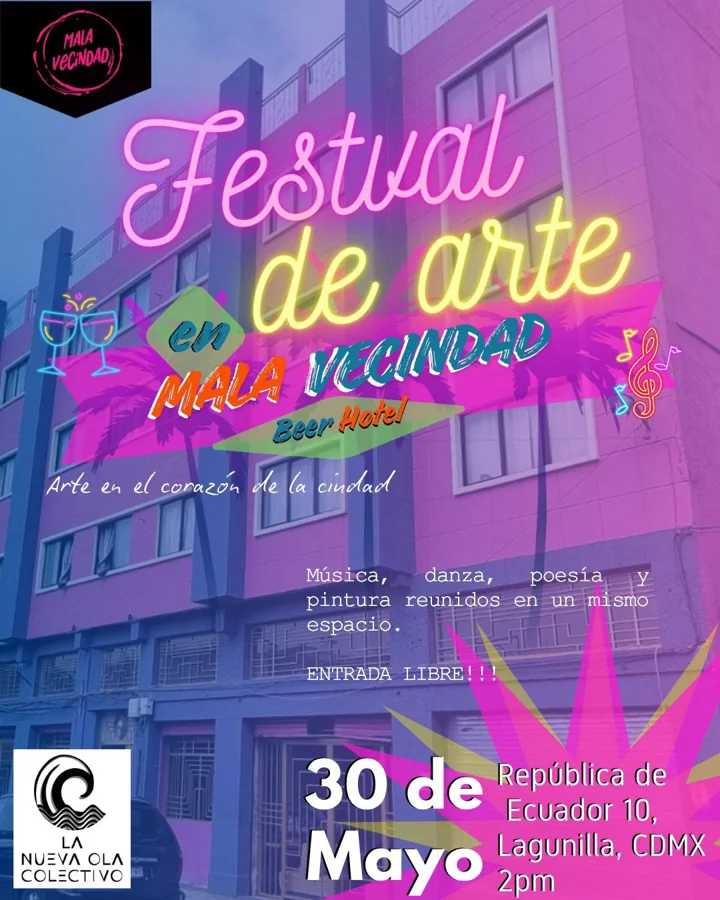 Festival de arte en Mala Vecindad - Mayo 2026